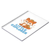 Carnet Petit Renard Mignon Explorateur (Côté gauche)
