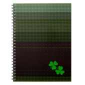 Carnet Petit shamrock de trèfle (Devant)