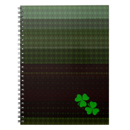 Carnet Petit shamrock de trèfle (Devant)