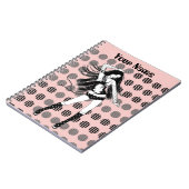 Carnet petite amie danseuse rose (Côté gauche)