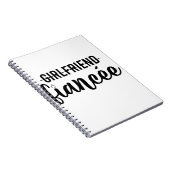 Carnet Petite amie Fiancée Cadeau de fête de fiançailles  (Côté Droit)