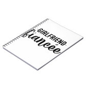 Carnet Petite amie Fiancée Cadeau de fête de fiançailles  (Côté gauche)