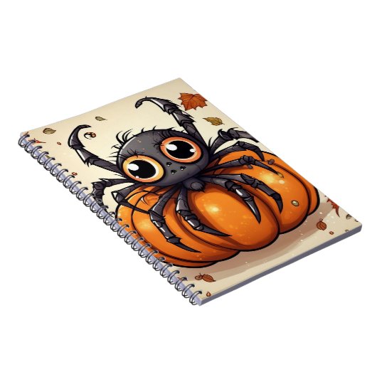 Carnet Petite araignée d'Halloween (Côté Droit)