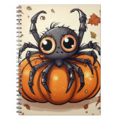 Carnet Petite araignée d'Halloween (Devant)
