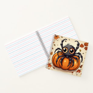 Carnet Petite araignée d'Halloween