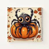 Carnet Petite araignée d'Halloween (Dos)