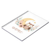 Carnet Petite chouette avec lune (Côté gauche)