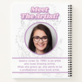 Carnet Petite fille Ado (Dos)