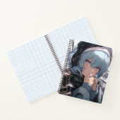 Carnet Petite fille avec casque (Intérieur)