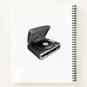 Carnet Petite fille avec casque (Dos)