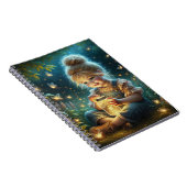 Carnet Petite Fille Avec Des Bugs Éclair (Côté Droit)