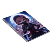Carnet Petite fille guerrière ninja (Côté Droit)
