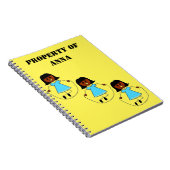 CARNET PETITE FILLE JUMPIMG ROPE (Côté Droit)
