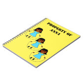 CARNET PETITE FILLE JUMPIMG ROPE (Côté gauche)