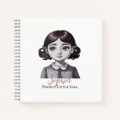 Carnet Petite fille parfaite de l'aquarelle Dernier siècl (Devant)