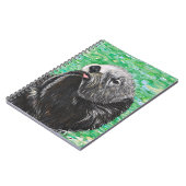 Carnet Petite Loupe de mer douce peinture (Côté gauche)