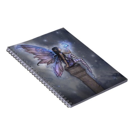 Carnet Petite Lune Bleue Fée (Côté Droit)