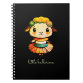 Carnet Petite mignonne mouton Ballerina (Devant)