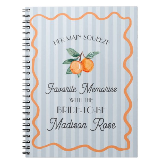 Carnet Petite préférée Souvenirs favoris Mariée (Devant)