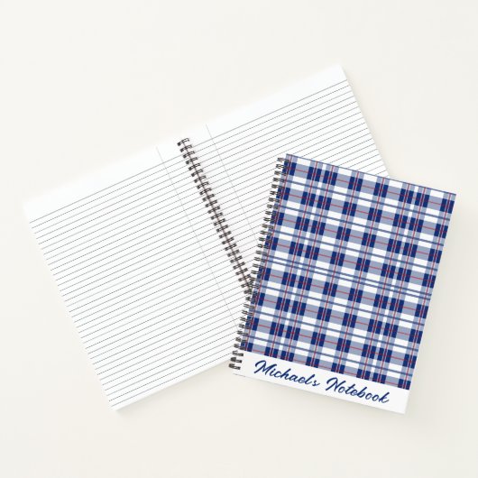 Carnet Petite, rouge, blanc et bleu (Intérieur)