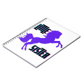 Carnet Petite Soeur Poney Violet (Côté gauche)