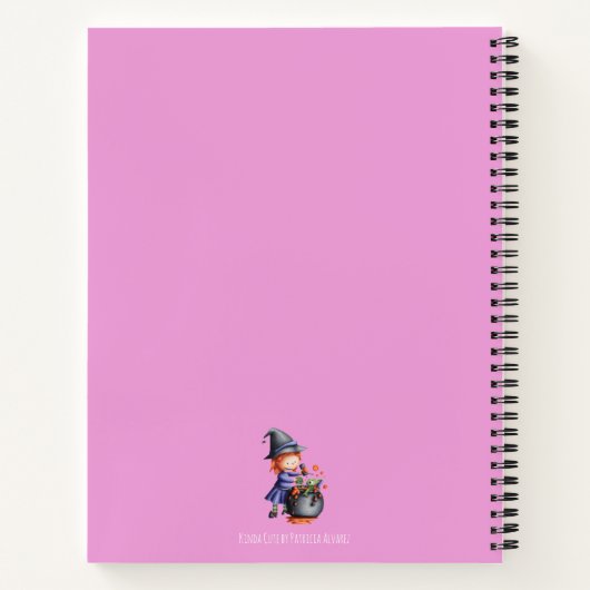 Carnet Petite sorcière Guide de potions Recette (Dos)