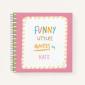 Carnet Petites citations inoubliables et amusantes (Devant)