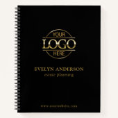 Carnet Petites entreprises personnalisées Bureau d'entrep (Devant)