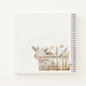 Carnet Petites fermes de pépinière Animaux Baby shower In (Dos)