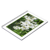 Carnet Petites fleurs blanches (Côté gauche)