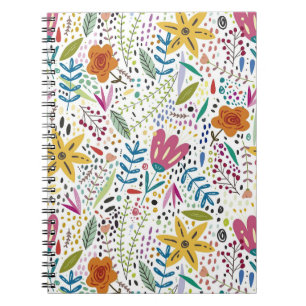 Carnet Petites fleurs de feuilles