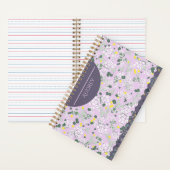 CARNET PETITES FLEURS LILAC & PURPLE (À l'intérieur)