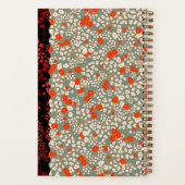 CARNET PETITES FLEURS ROUGES & VERTS (Verso)