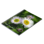 Carnet Petites marguerites Fleabane Nature (Côté gauche)