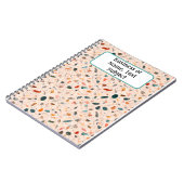Carnet Petites puces colorées et Motif Terrazzo Speckle (Côté gauche)