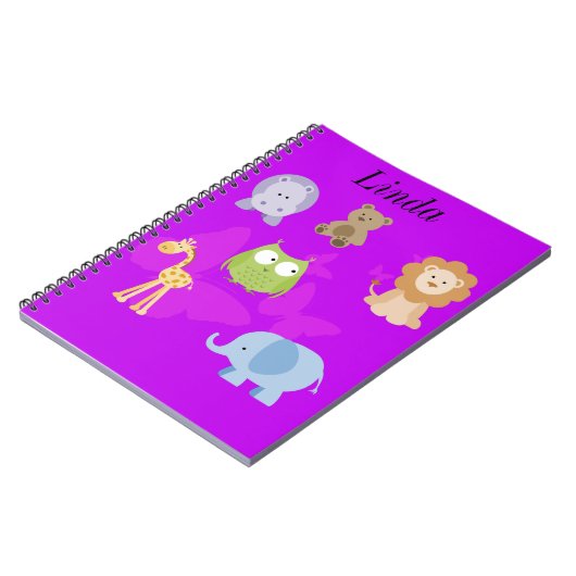Carnet Petits Amis Délice Violet (Côté gauche)