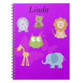Carnet Petits Amis Délice Violet (Devant)