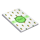 Carnet Petits Ananas Dorés (Côté Droit)