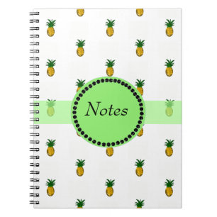 Carnet Petits Ananas Dorés