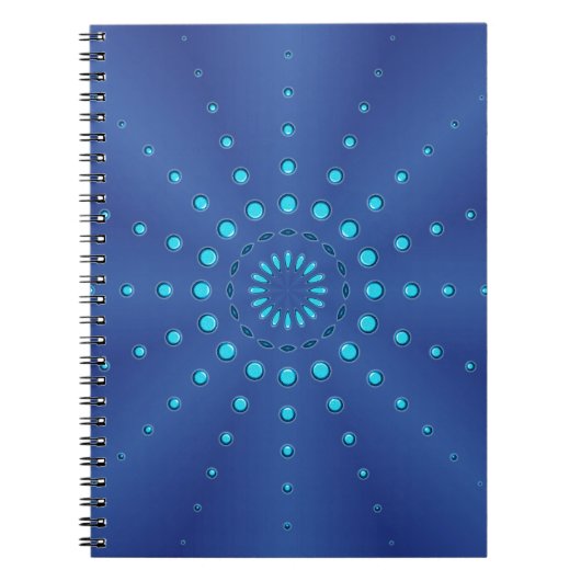 Carnet Petits bijoux bleus (Devant)
