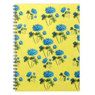 Carnet Petits bouquets de fleurs à motif de peinture à l'