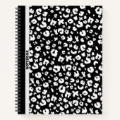 CARNET PETITS EMPREINTES DE LÉOPARD (Devant)