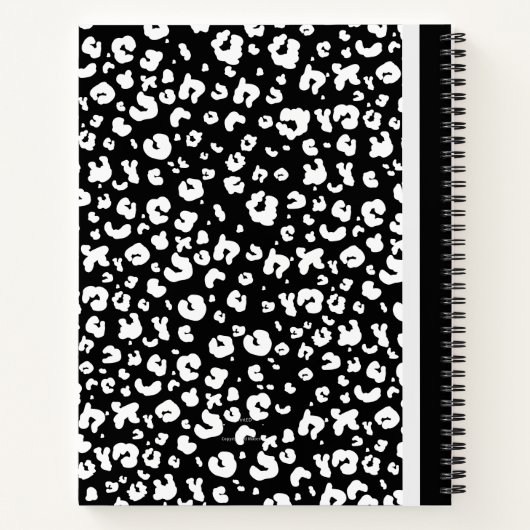 CARNET PETITS EMPREINTES DE LÉOPARD (Dos)