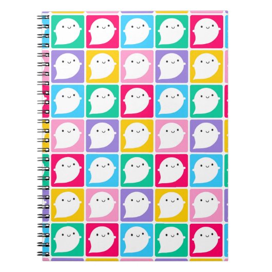 Carnet Petits Fantômes colorés (Devant)