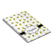 Carnet Petits mignons gaffent le motif d'abeille (Côté Droit)