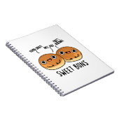 Carnet Petits pains drôle de jeu de mots de cuisson  (Côté Droit)