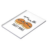 Carnet Petits pains drôle de jeu de mots de cuisson  (Côté gauche)