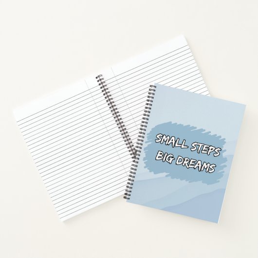 Carnet Petits pas, grands rêves | Motivation (Intérieur)