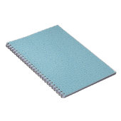 Carnet Petits pois bleu clair. (Côté Droit)