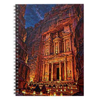 Carnet Pétra à la lumière des bougies